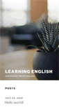 Mobile Screenshot of learning-english.co